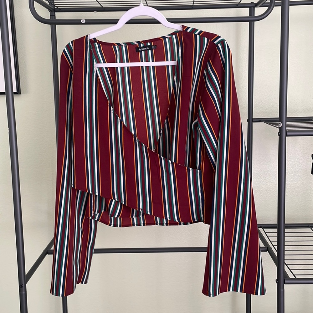 Long sleeve crop top